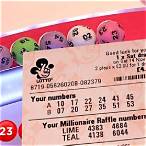 numbers for the lottery last night